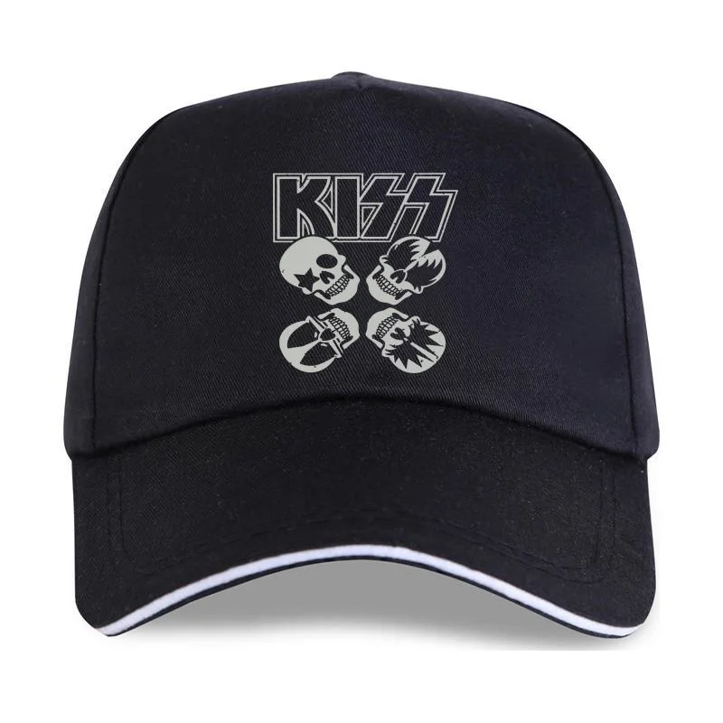 

New Kiss Skull Classic Destroyer Tour Black Baseball cap Men Fan Rock Band S-3Xl Style Round