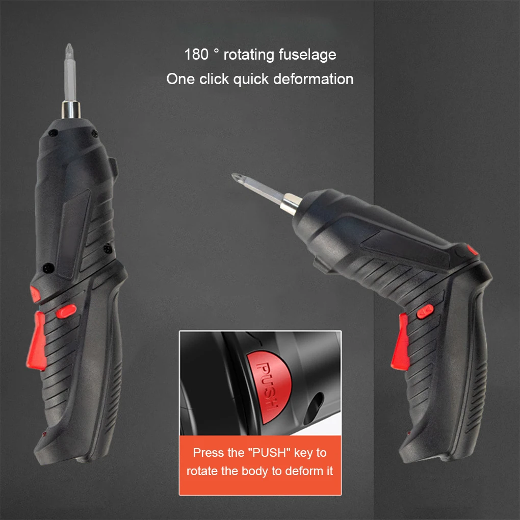

Portable Electric Screwdriver Rechargeable Cordless Screwdriver Rechargeable Lithium Screwdriver Drill Electric Screw Driver