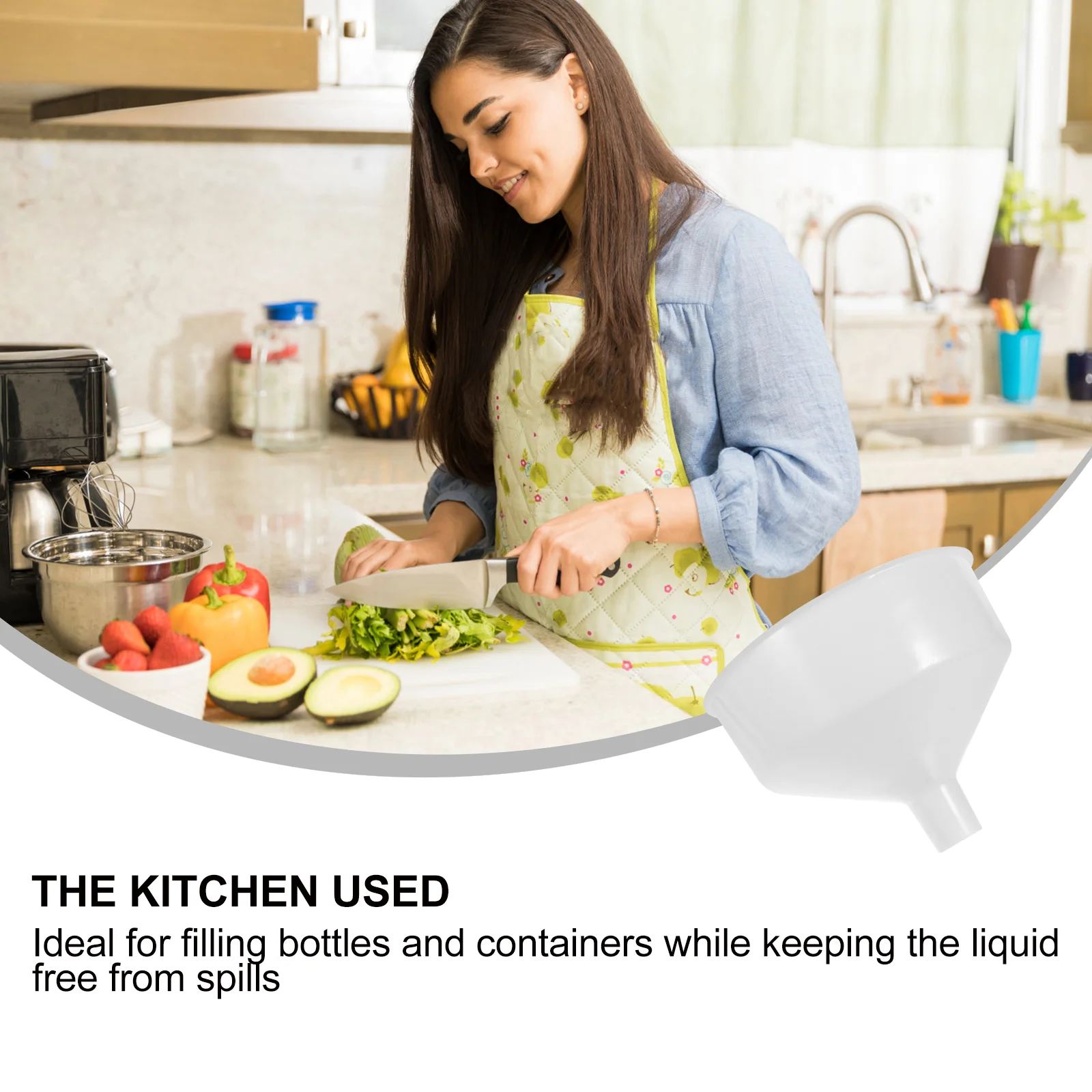 Funnel Plastic Kitchen Water Bottles Kitchenware Beer Filling Liquid Multi-purpose Soy Sauce Beverages