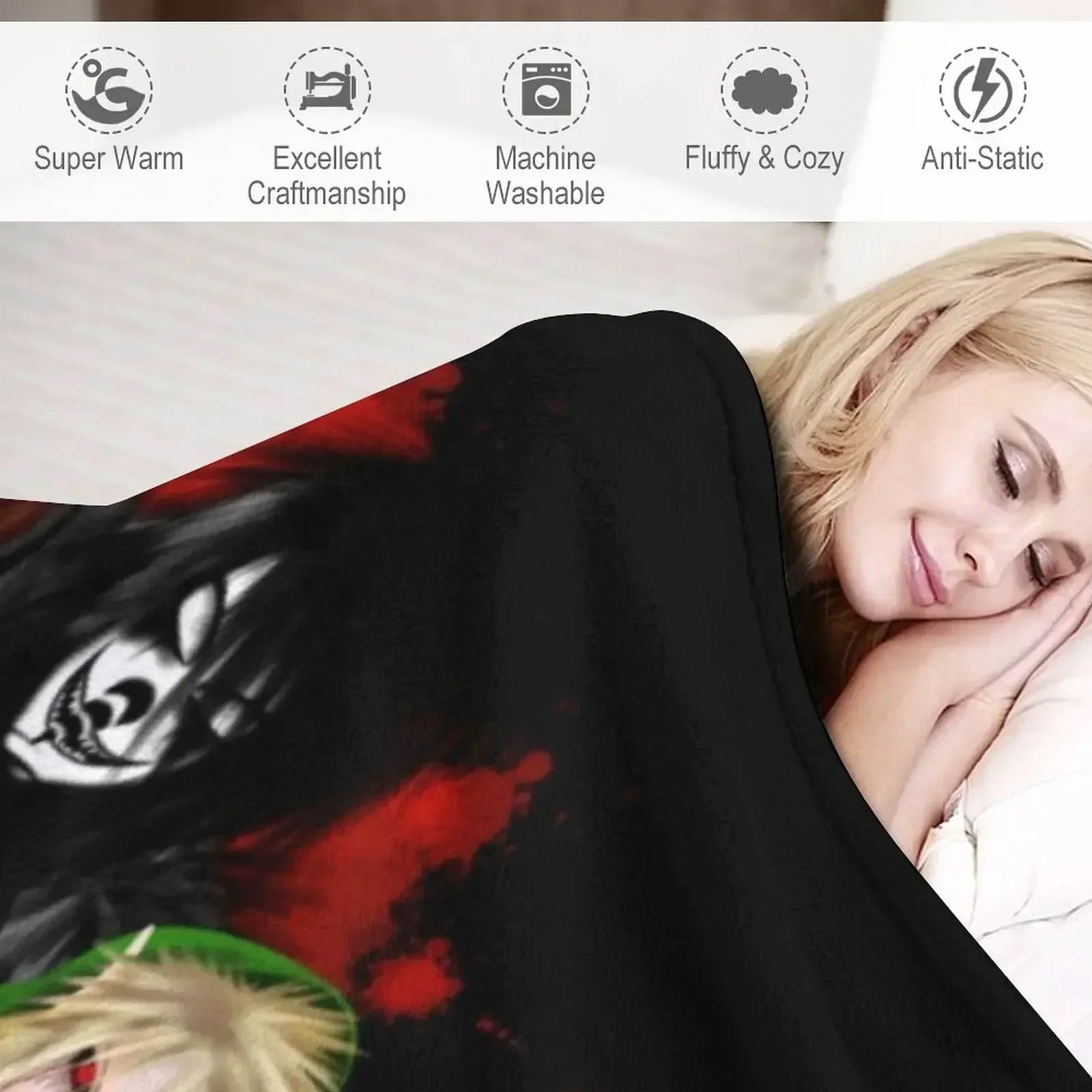 Одеяло Creepypasta свободные забавные подарочные одеяла