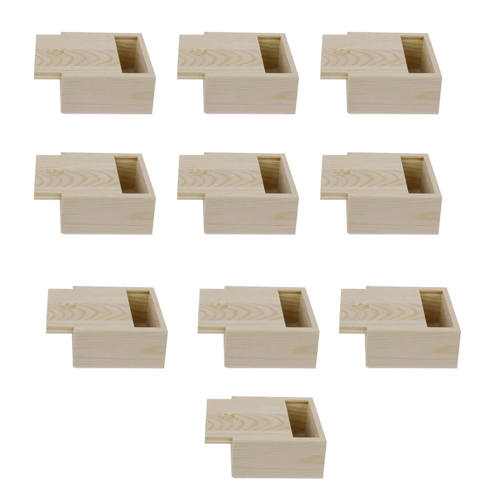 

Soap Box Wooden Wood Holder Dish Jewelry Gift Boxes Case Storage Bar Container Unfinished Mini Lid Bamboo Tray Craft Treasure