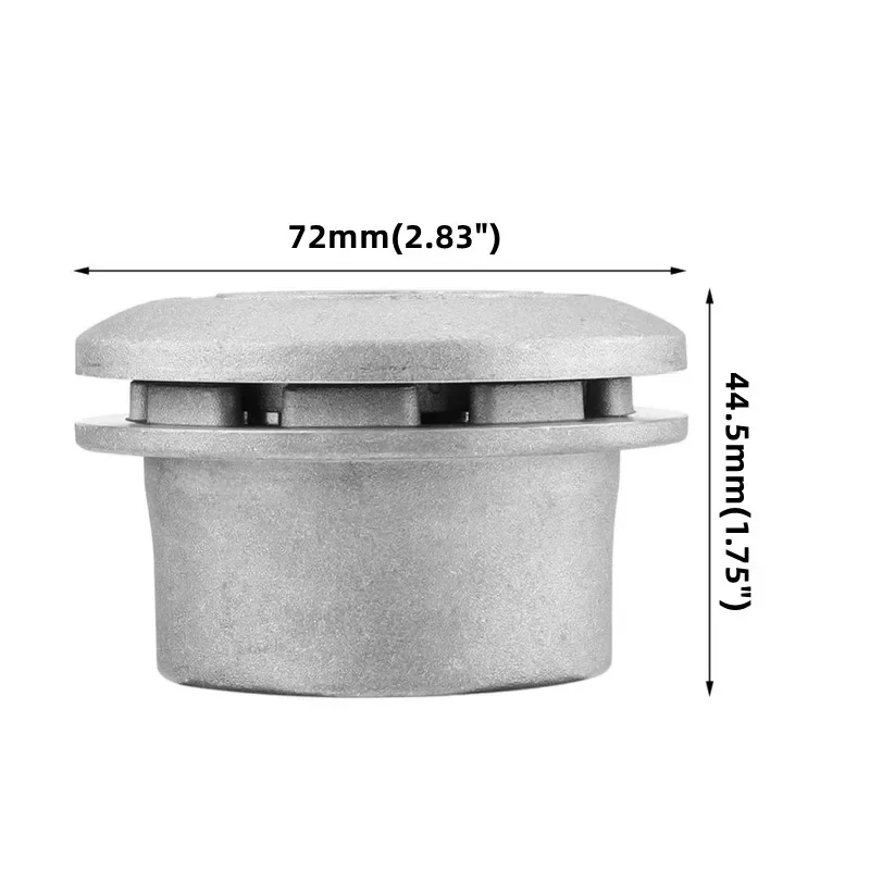 Универсальная алюминиевая триммерная головка для травы с 4-линейной режущей