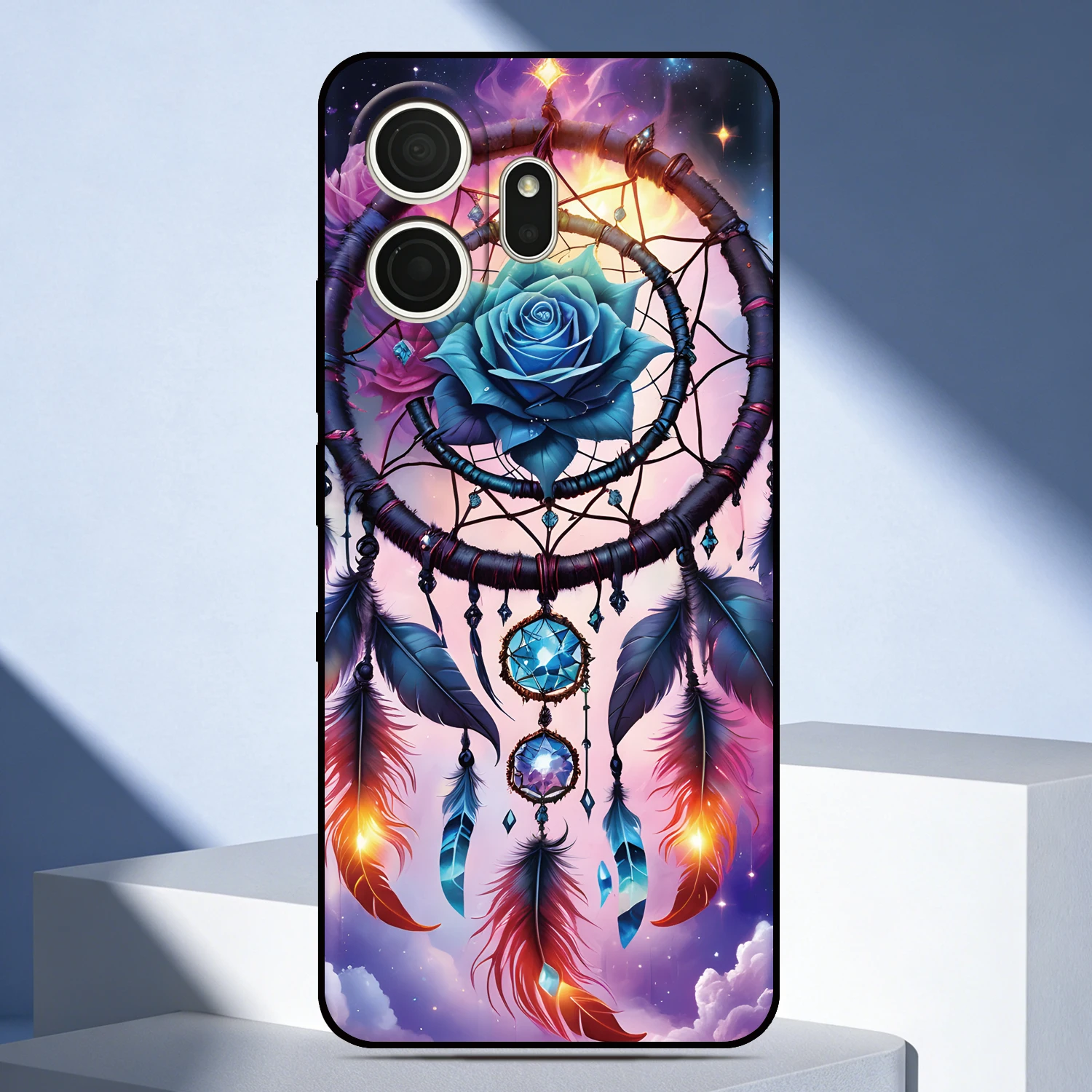 Фото Чехол для телефона Rose Dream Catcher для Motorola Moto G87 G67 G77 G17 G47 G37 G56 G85 G86 G8 G84 G54 Power One Macro Custom Cover №2