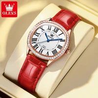 olevs diamond quartz watch women casual luxury brand waterproof wristwatches gift bracelet relogio feminino montre relogio