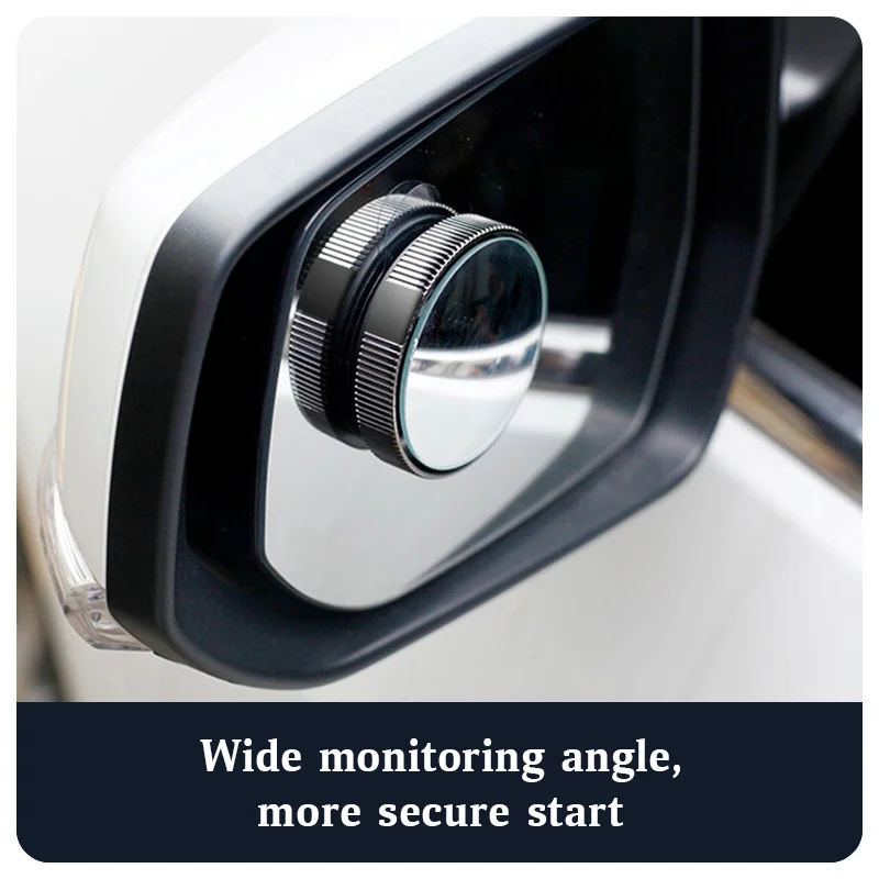 2 шт. выпуклая широкоугольная оправа для зеркала заднего вида с регулировкой на 360