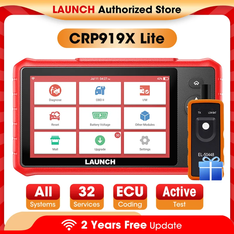 

Автомобильный диагностический сканер LAUNCH X431 CRP919X Lite OBD2, диагностика автомобиля