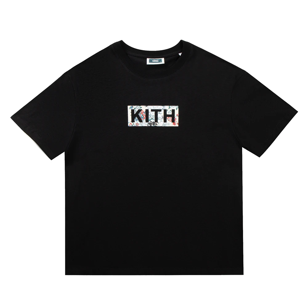 

Kith Floral Box Logo Tee Men Women 1:1 Best-Quality T-shirt KITH T Shirt Oversize Tops Summer Solid Tee