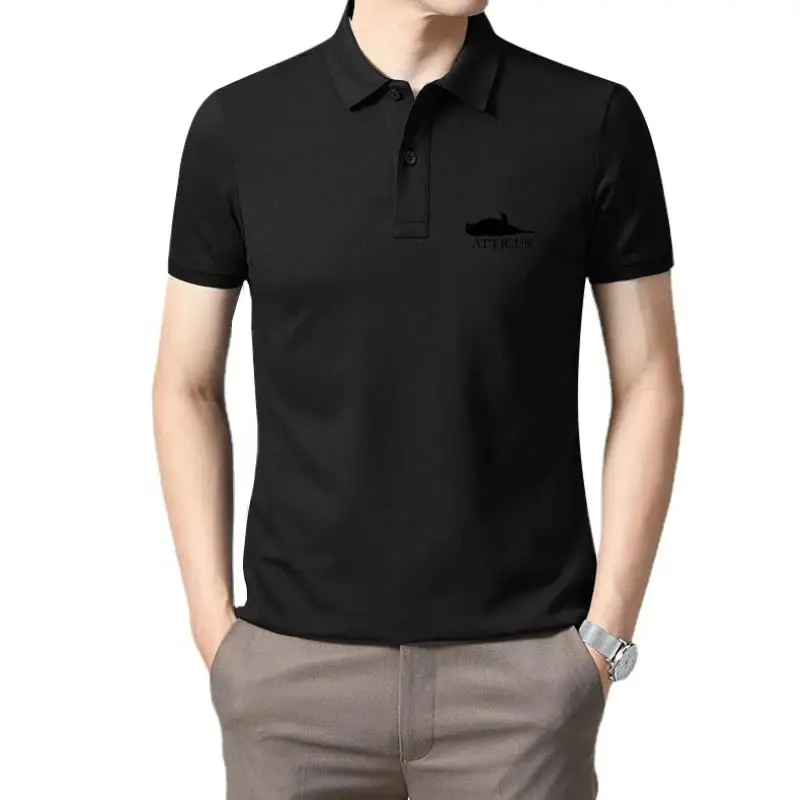 

Golf wear men Quality Print New Summer Style Cotton To Kill a Mockingbird Atticus Finch O-Neck polo t shirt for men