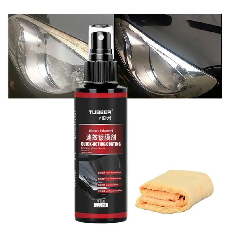 

Car Coating Kit 120ml Auto Coating Car Repair Nano Spray Anti Fouling Car Coating Ceramic Nano Spray Car Shield Coating Spray