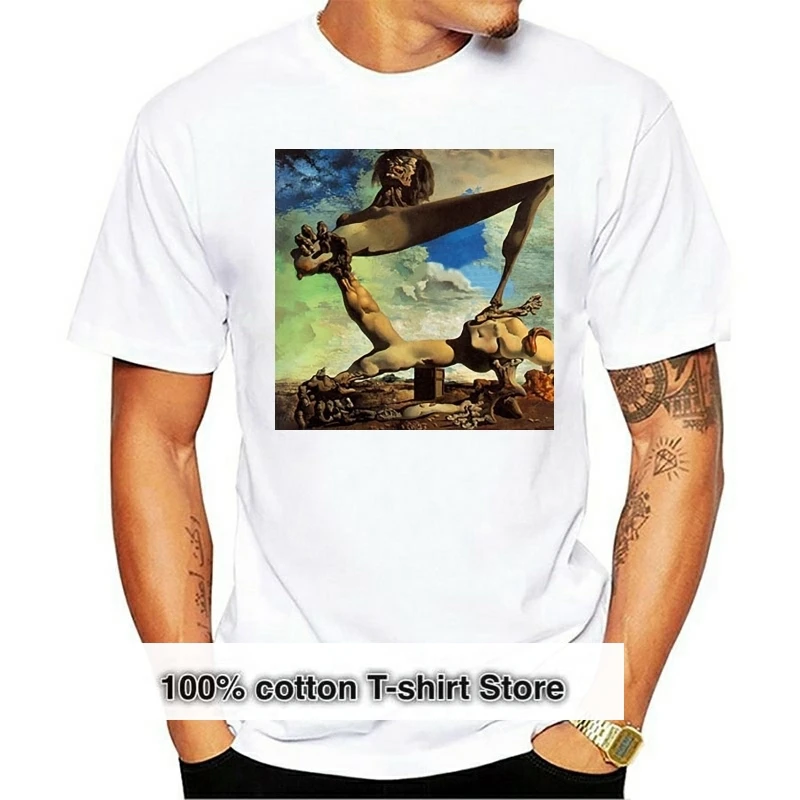 

Dali мягкая конструкция с вареными фасолинами-предпочтение civ футболка от Сальвадора Дали Мужская футболка