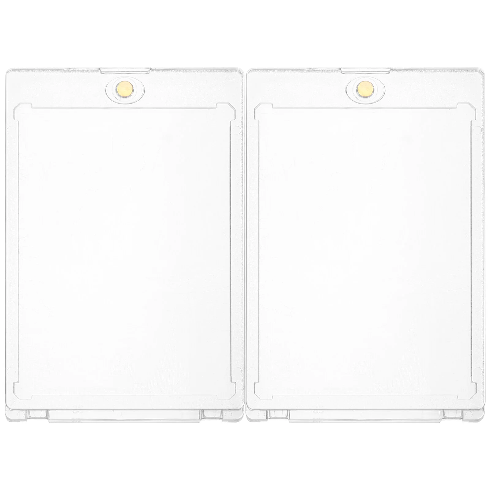 

Magnetic Card Holder Baseball Case Trading Cards Football Protector Hard Plastic