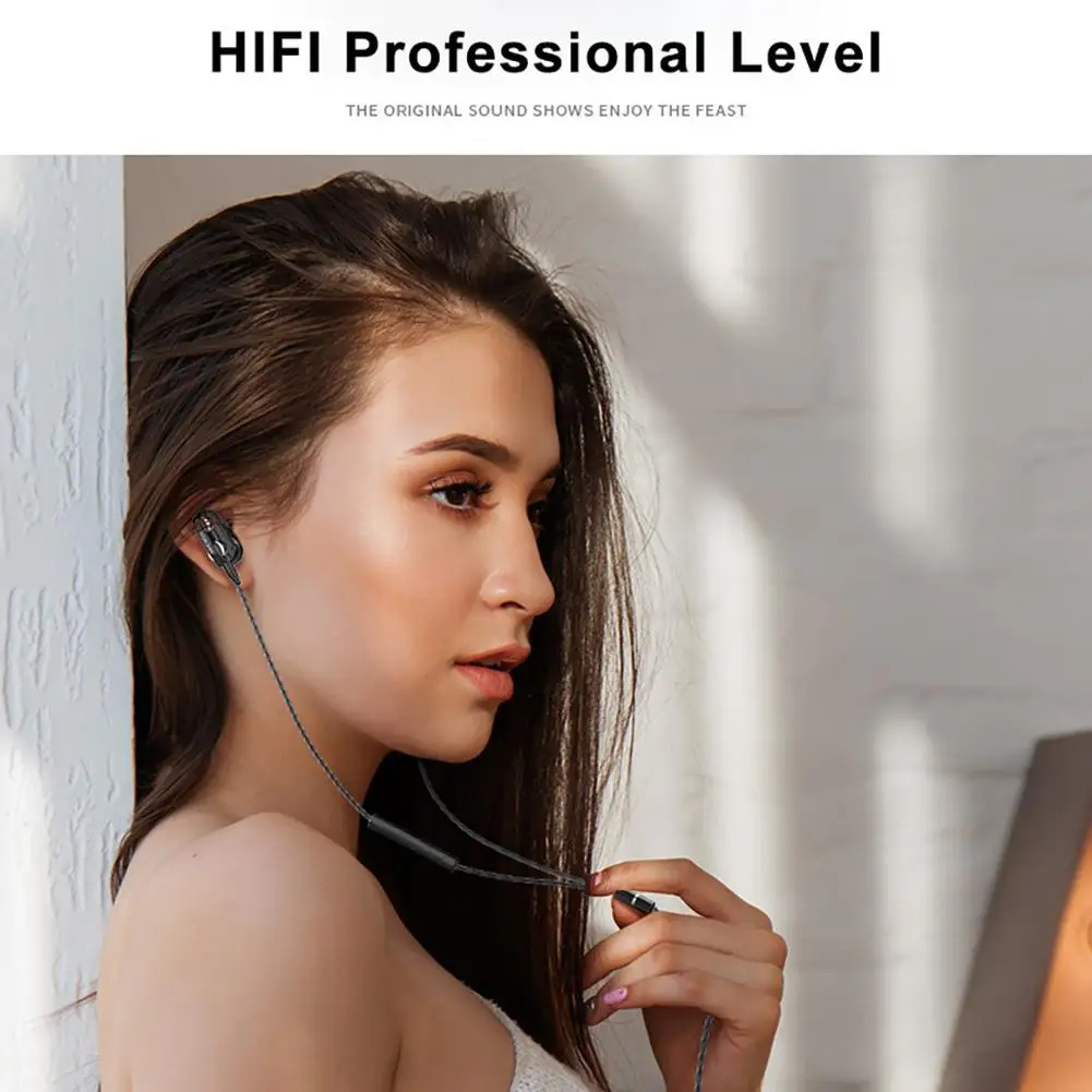 Проводные Hi-Fi наушники-вкладыши с микрофоном 3 5 мм |