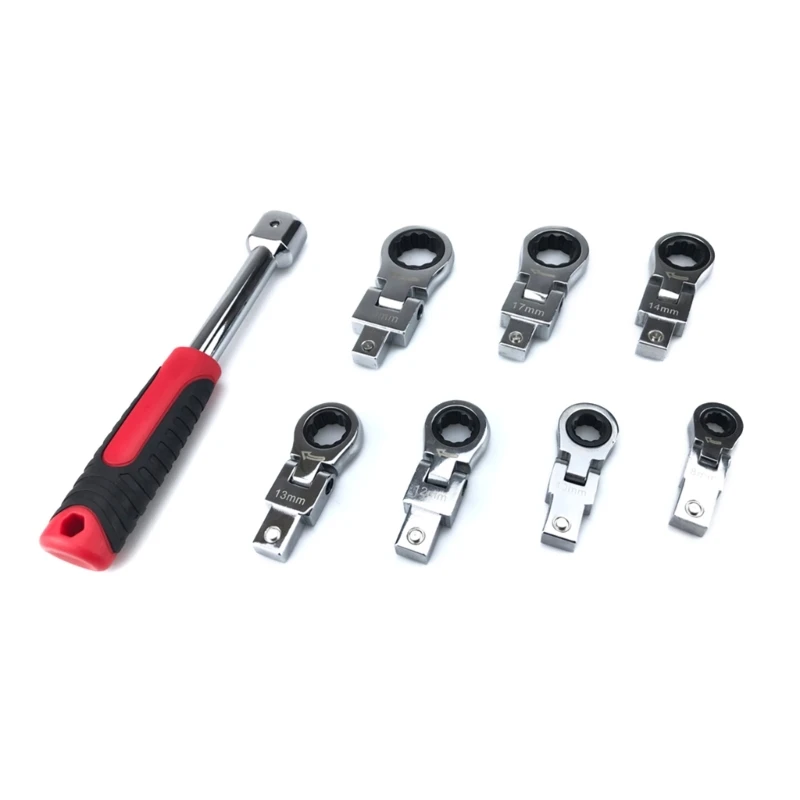 

594C Portable Ratchet Wrench Shaking Rotatable Removable Flexible Torque Spanner