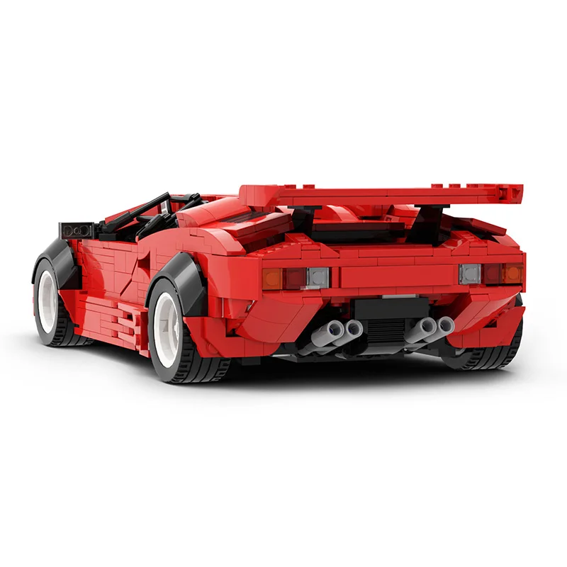 Конструктор MOC высокотехнологичный серии скоростных автомобилей Countach LP5000