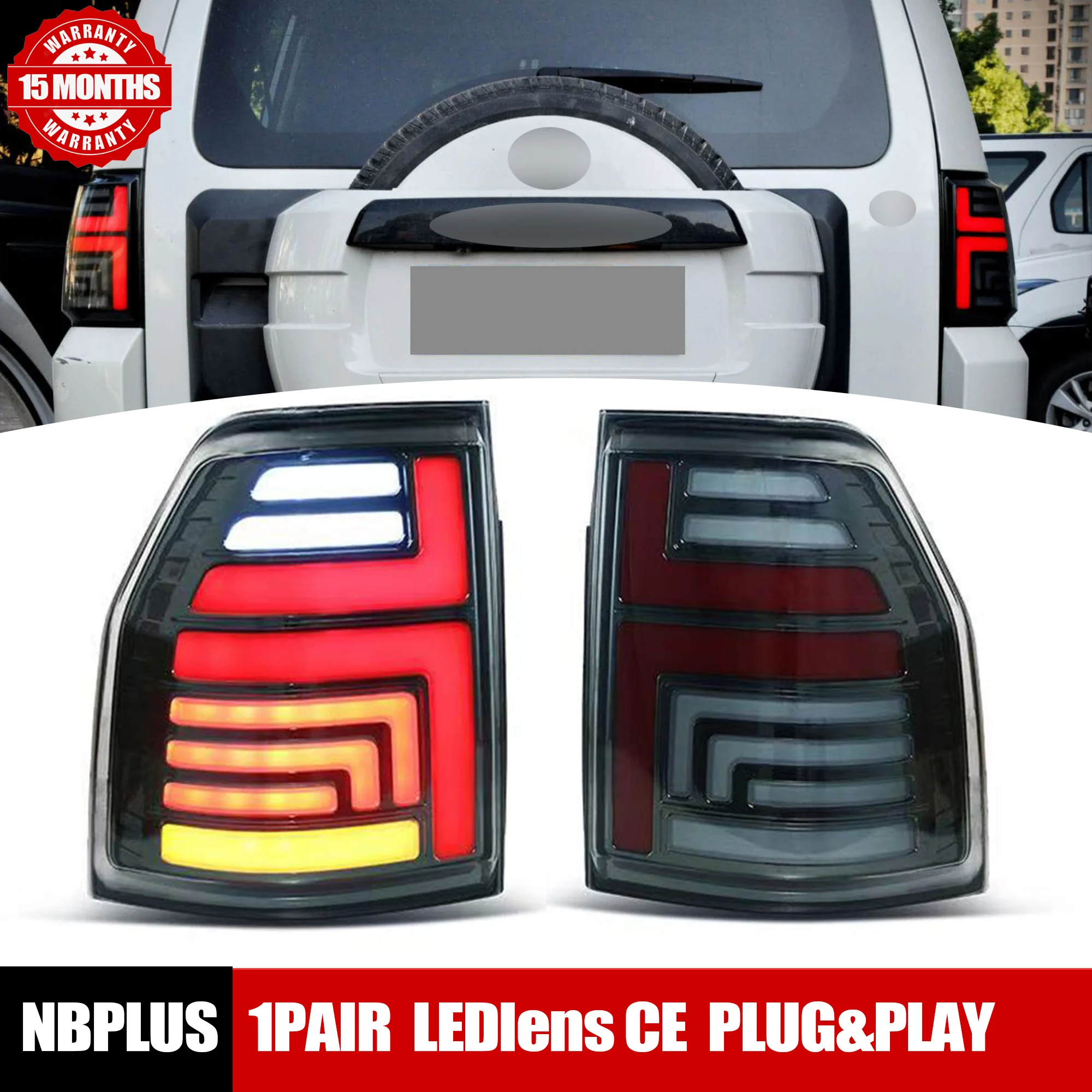 Автомобильные светодиодные задние фонари для Mitsubishi Pajero V93 V97 2006-2020 V73 V87 2004-2011