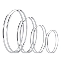 small big hoop earrings 30405060mm earrings for women round korean fashion jewelry accessories 2022 jewellery free shipping