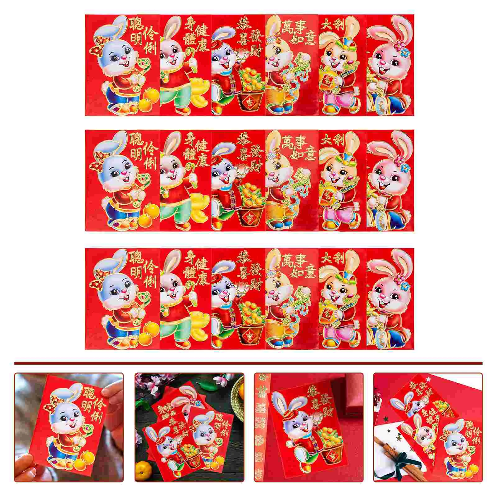 

120pcs Festival Wedding Gift Red Pocket Red Envelopes Chinese New Year Red Envelope Envelope Red Envelopes