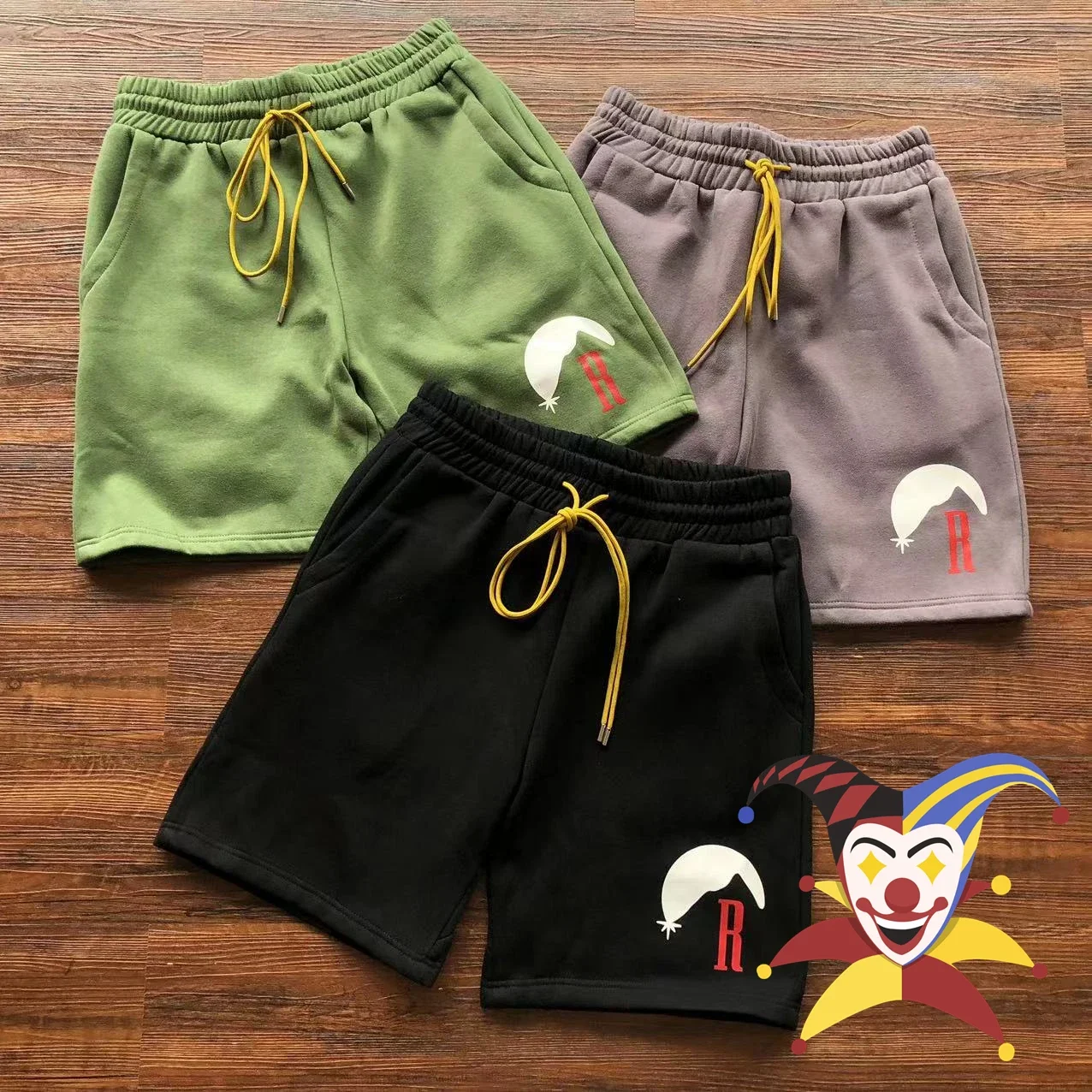 

Drawstring RHUDE Shorts Men Women Breeches Inside Tags