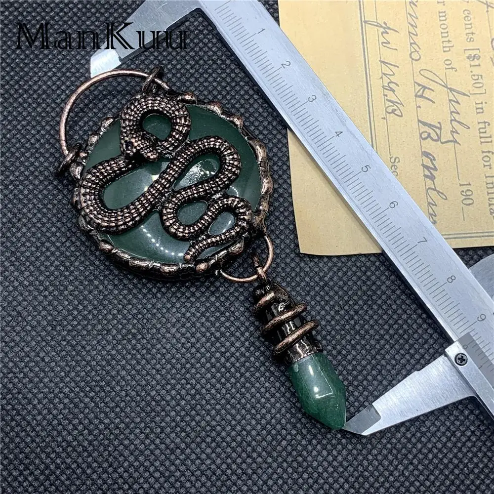 Уникальные Винтажные Ювелирные изделия Mankuu украшение в виде змей натуральный
