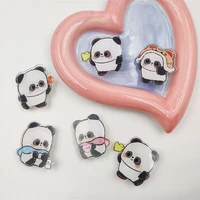 carton panda acrylic girl hair clips hair pins clip hair barrette accessories