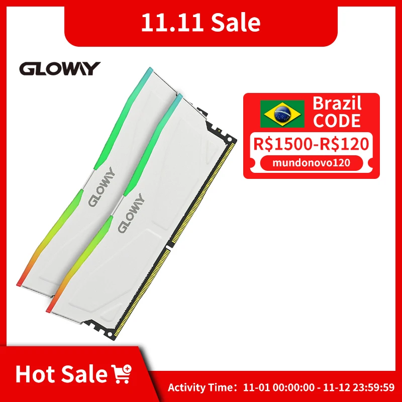 GLOWAY Ram DDR4 16gb 8gb pamięci RAM DDR4 3000mhz 3200MHz otchłań serii DDR4 RGB Ram XMP 288pin na pulpicie 1.35v 1 GLOWAY Ram DDR4 16gb 8gb pamięci RAM DDR4 3000mhz 3200MHz otchłań serii DDR4 RGB Ram XMP 288pin na pulpicie 1.35v 1