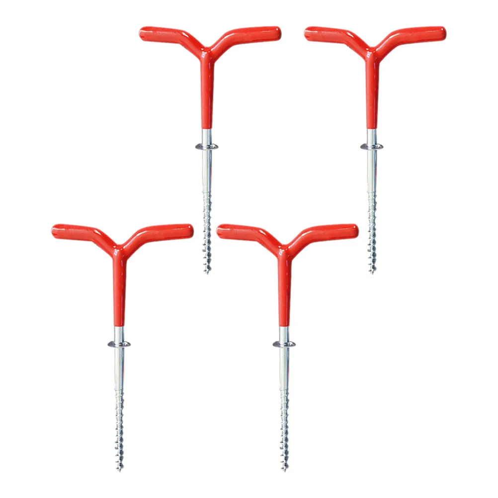 4 шт. рыболовная палатка аксессуары для ледяной дрели пляжные колышки кемпинга