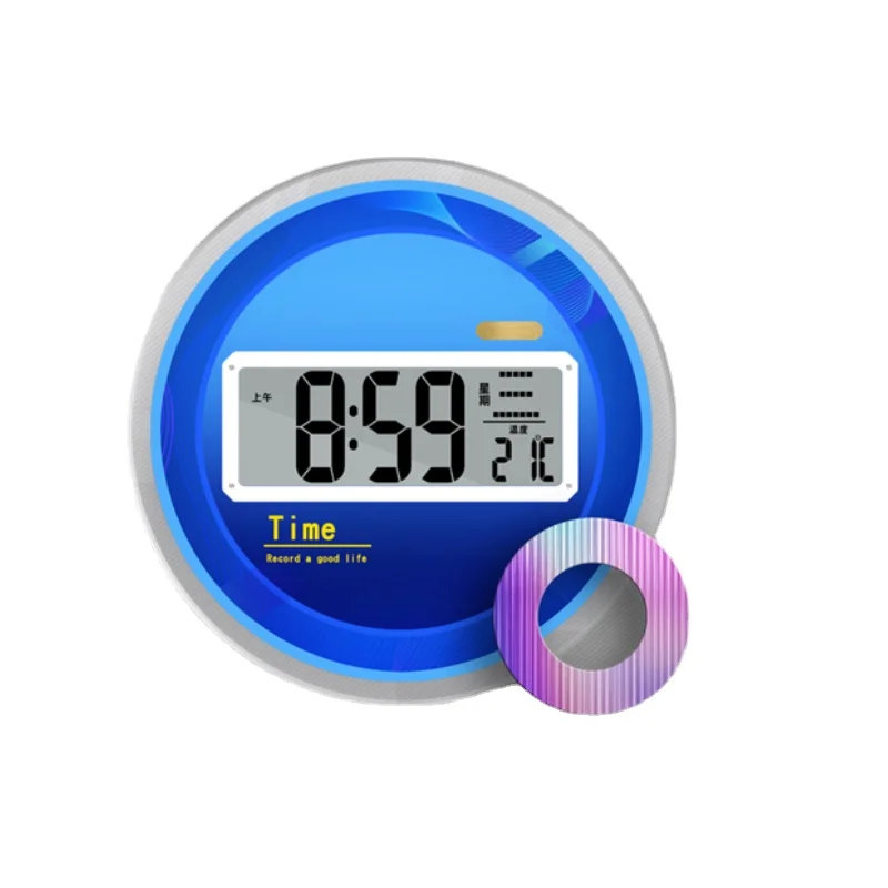 

Fashion Creative Wall Clock Large Screen LCD Electronic Digital Wall Clock Living Room Decoration Relogio De Parede Home Decor