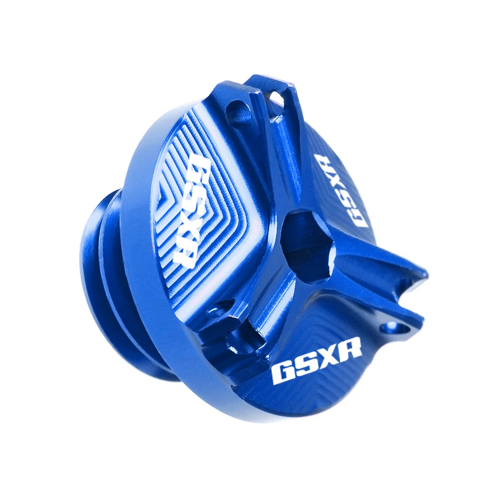 

Мотоцикл с ЧПУ M19 * 2,5, алюминиевая масляная чашка двигателя, крышка топливного бака, винтовая заглушка для SUZUKI GSX-R 600 750 1000 GSXR