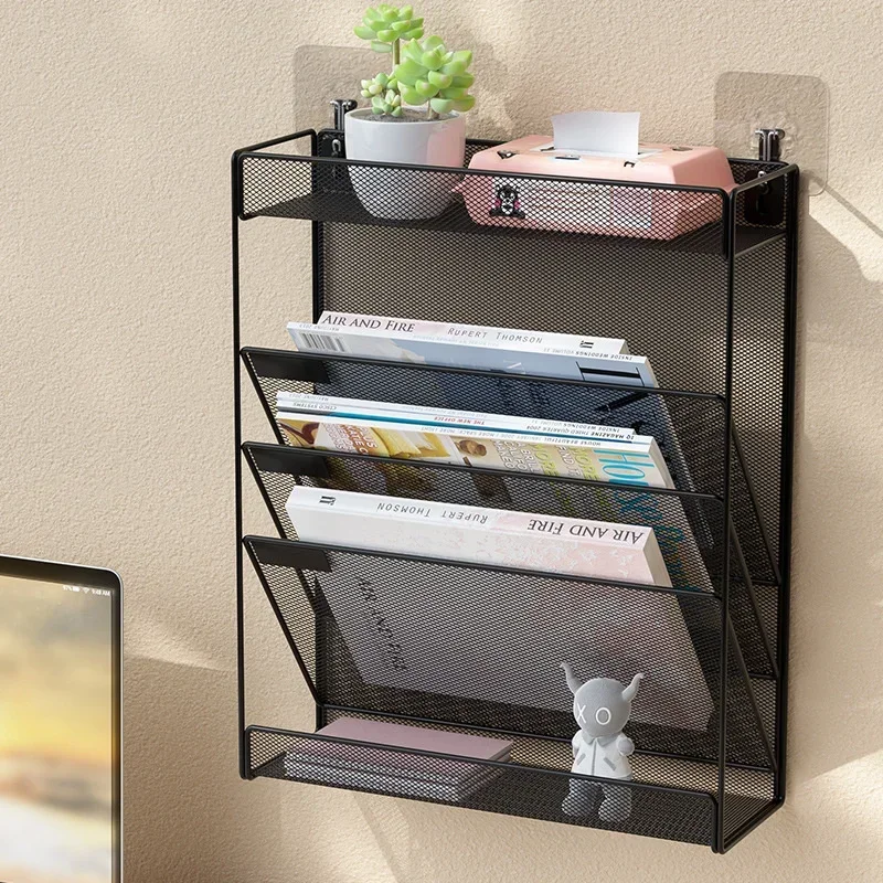 Специальная настенная металлическая книжная полка железная художественная