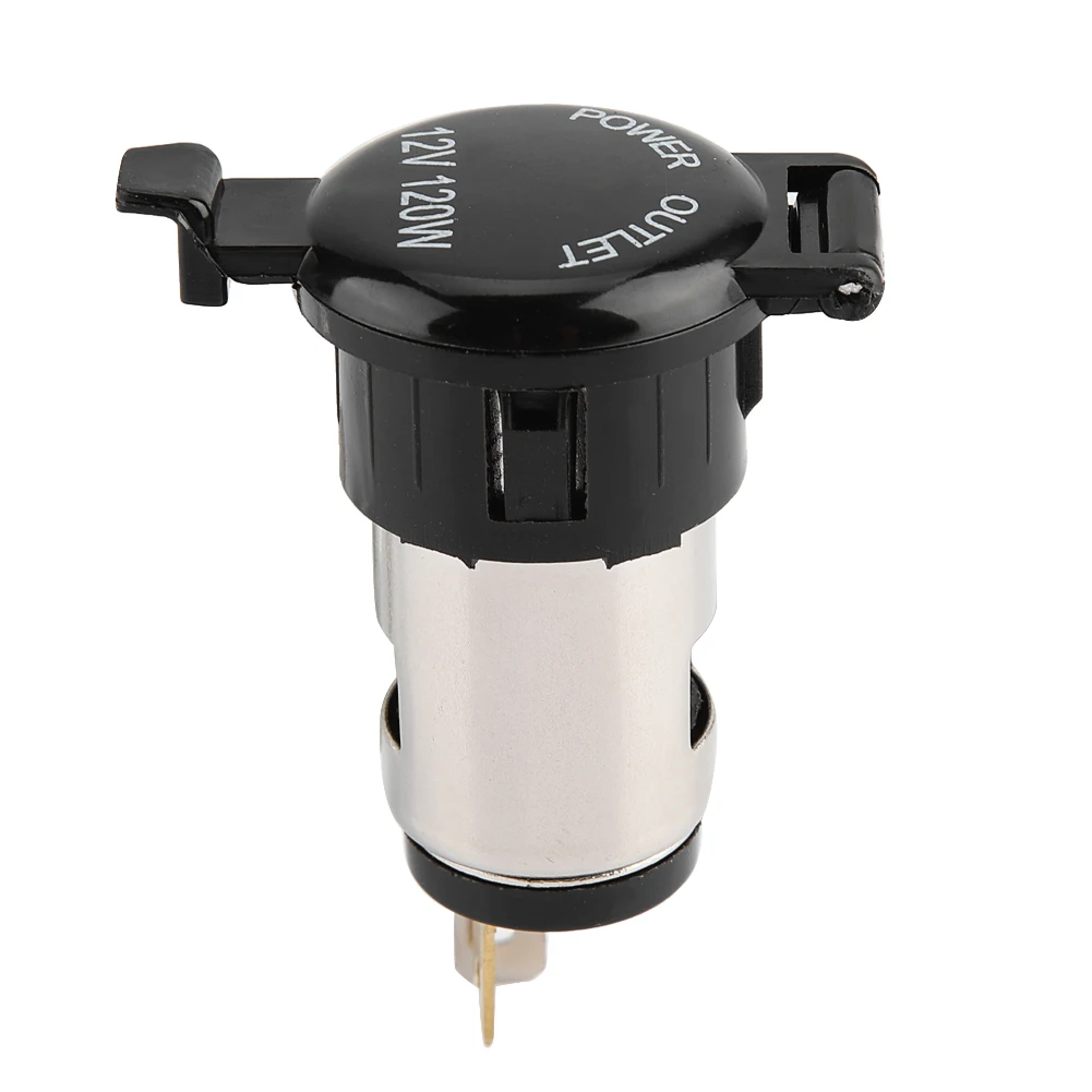 

12V 24V Car Motorcycle Cigarette Plug Socket With Waterproof Cover