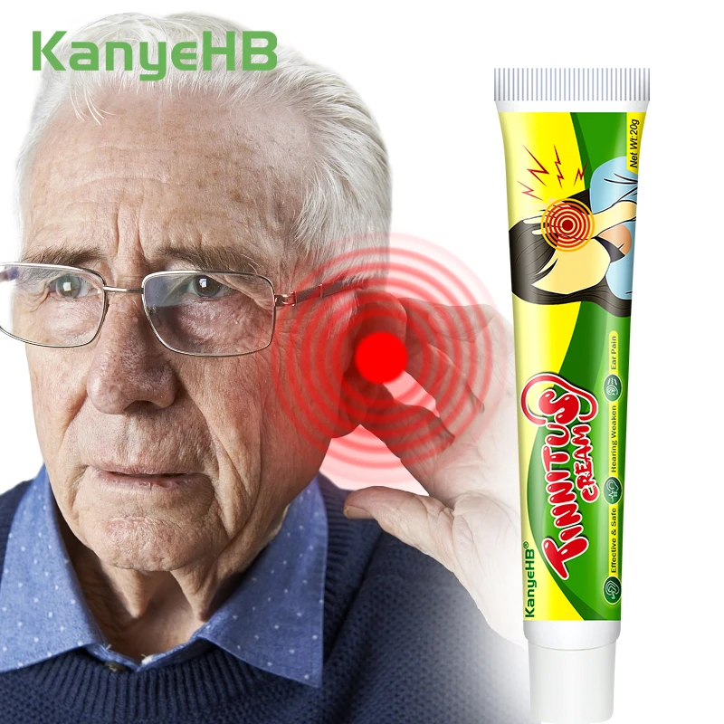 

1Pcs Tinnitus Treatment Ointment For Ear Pain Protect Hearing Loss Natural Herbal Otitis Media Medical Cream Health Care G021