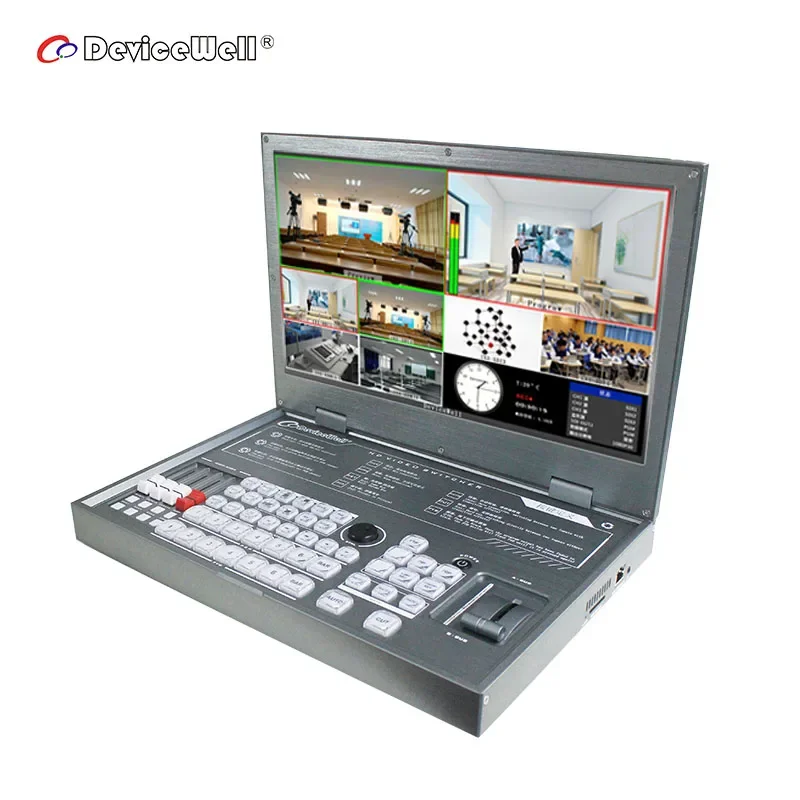 DeviceWell HDS9101 TV трансляция 6-канальный портативный видеопереключатель микшер с
