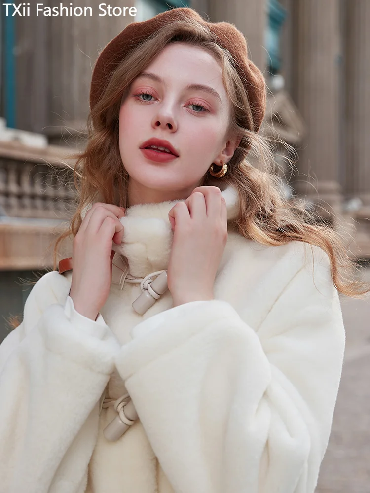 TXii осенне-зимнее Новое Белое искусственное Норковое экологически чистое меховое