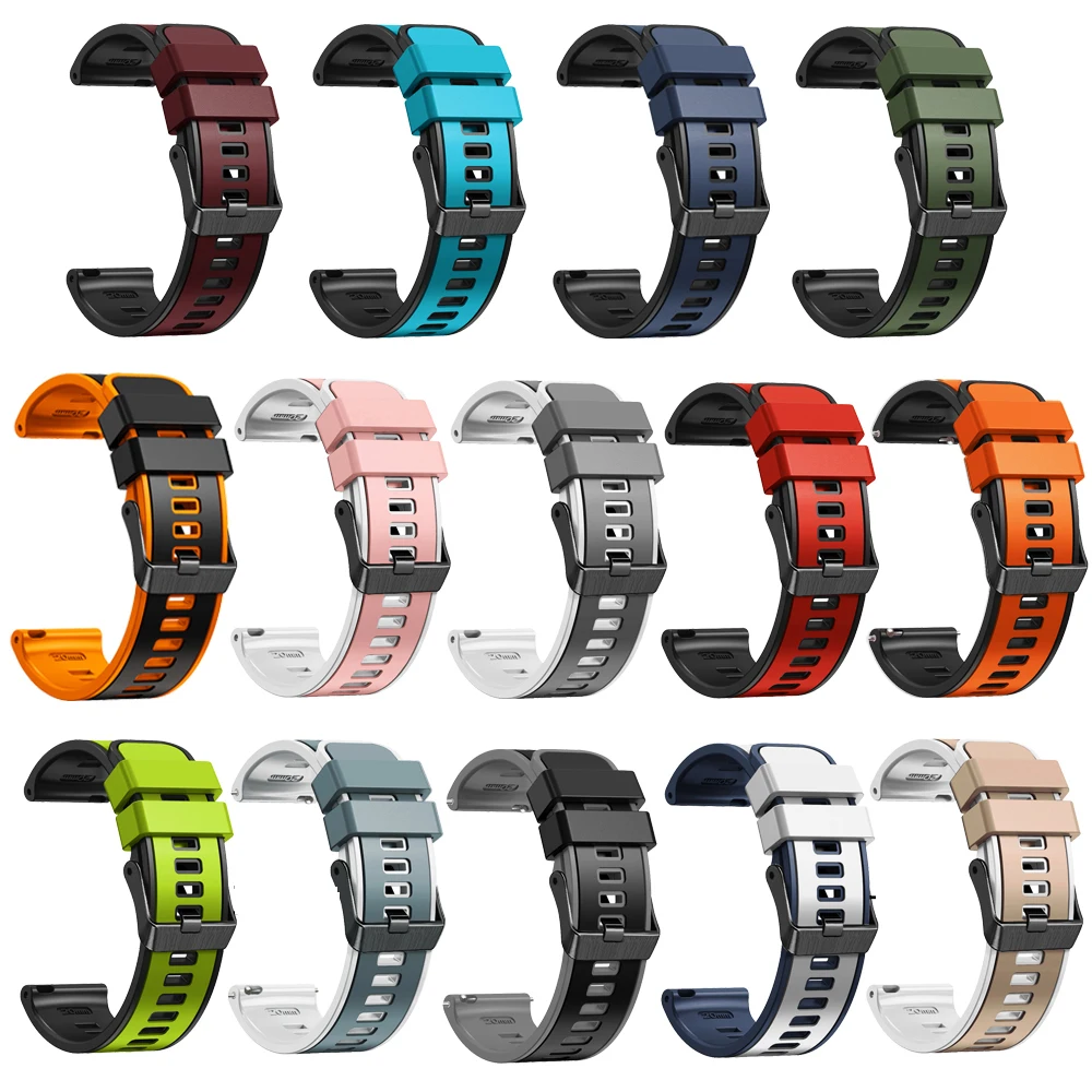 

Ремешок силиконовый для спортивных часов Garmin Vivoactive 3 Music 4 benz Sq 2, браслет для Forerunner 745 245 645 55 158, 20 22 мм