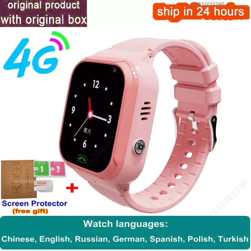 

Kids Smart Watch Camera 4G Wifi Video Call SOS Tracker IP67 Waterproof Children Smartwatch VS Y95 A36E Phone Call Watch Boy Girl