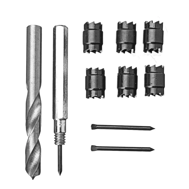 

10Pcs Spot Weld Drill Bit HSS Rotary Spot Weld Drill Cutter Remover Sheet Metal Hole Cutter Separator Solder Joint Positioning