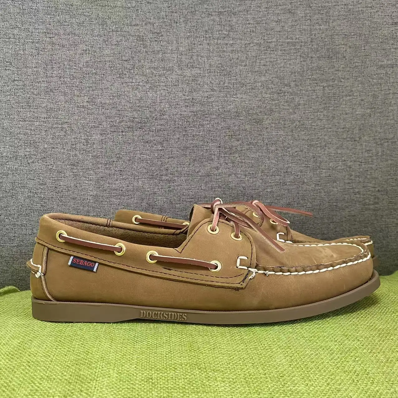 Мужские туфли для вождения Sebago Homme из натуральной кожи классические топсайдеры