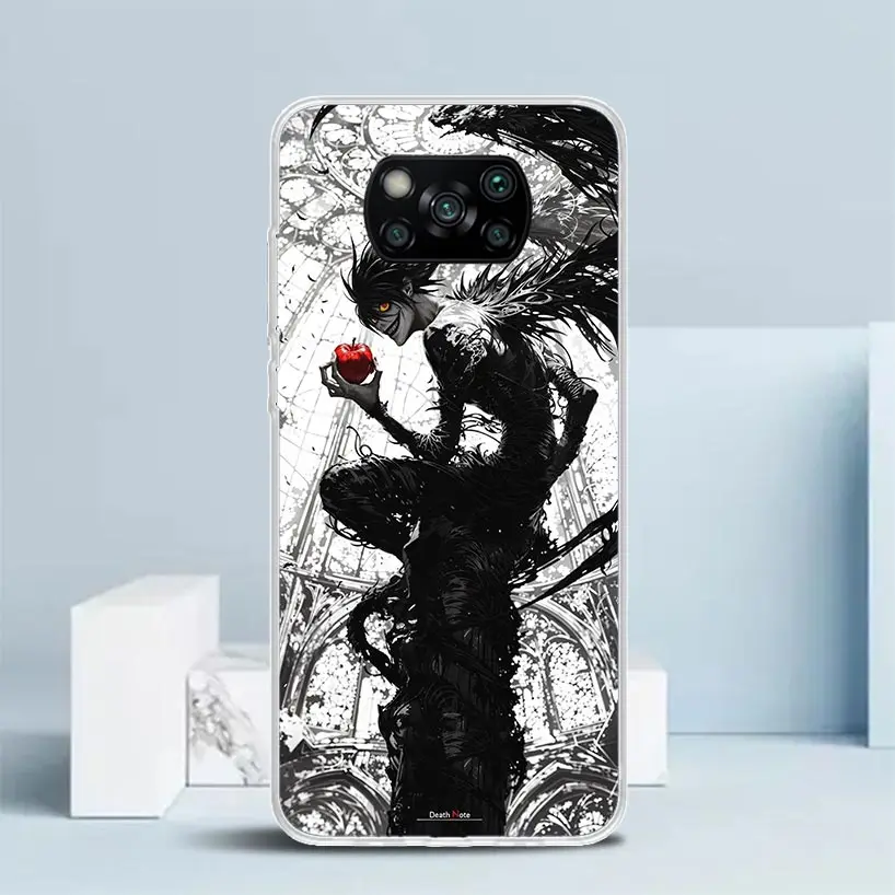 Фото Чехол N-Note D-Death Anime Ryuk с мягкой обложкой для Xiaomi Poco M8 M7 X7 X6 X5 Pro F7, Redmi 15 15C 13 13C 12 12C 10 10C с принтом №5