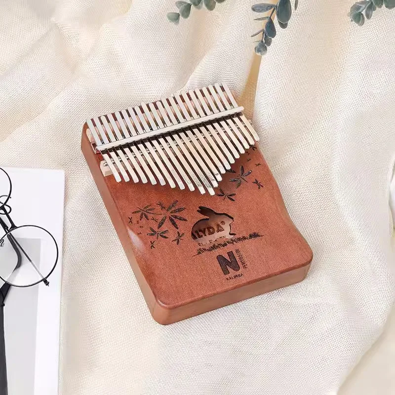 21/17-клавишное Пианино Kalimba С Мелодией И Молотком Профессиональный Музыкальный