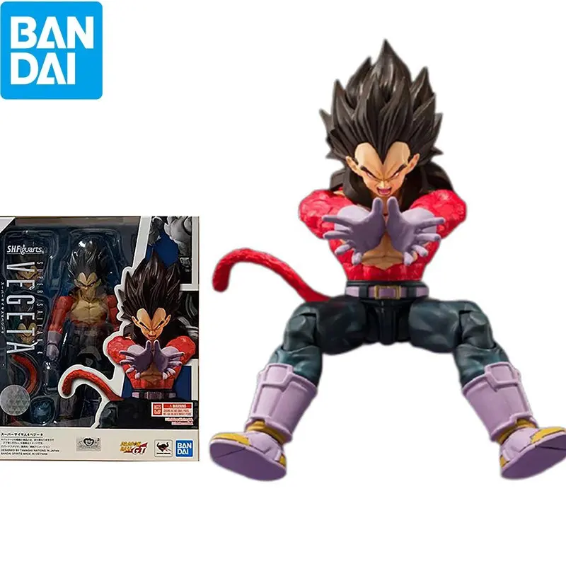 

Bandai S.H. Figuarts Dragon Ball Super Saiyan 4 Vegeta Anime Action Figures 13cm PVC Model Collection Toys For Kids