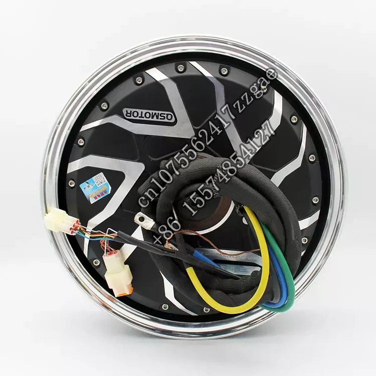 Бесщеточный строительный мотор 13 дюймов 12000 Вт 48-120 В электрический мотоцикл