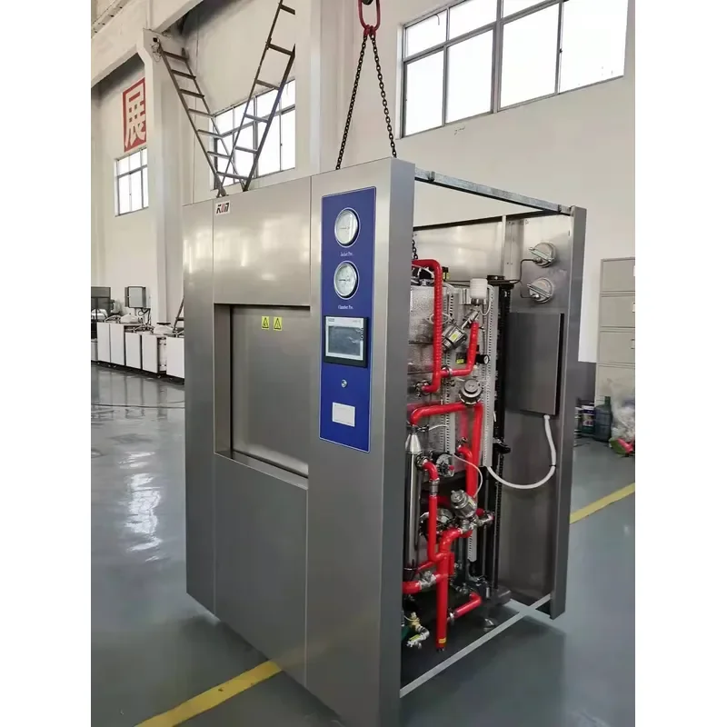 Фото Автоклав VST-0.12 с двойной дверью, паровой стерилизатор высокого давления для больниц, с микропроцессорным управлением, для центров стерилизации (CSSD) №5