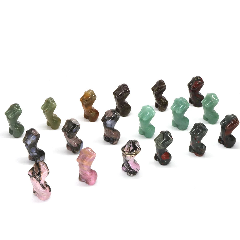 Фигурка 1 2 &quotиз натурального камня женская резная исчезающая Хрустальная для