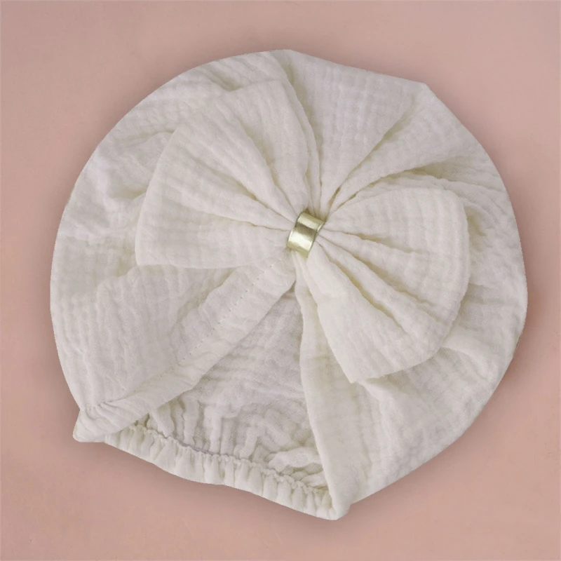 

Шапка с бантом для новорожденных, индийская шапочка, облегающие шапки, теплые шапки, аксессуар для волос для маленьких девочек, малышей, маленьких детей