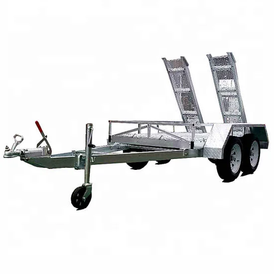 

Easy Operation Mini Digger Transport 1t 2t 3t Transport Trailer Plant Trailer For Sale