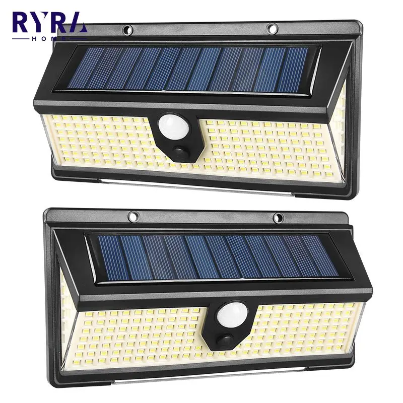 

Light Four-sided Illumination Waterproof For Outdoors Courtyard Garden Wall Lamp LED Solar Light Solar Wall Lamp Human Induction