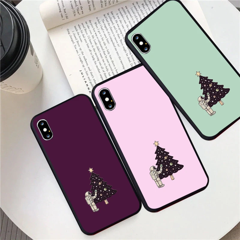 

Astronaut cartoon pattern phone Case For IPhone 13 12 11 Pro Max Mini SE XR X XS Max 8Plus 7plus 6 soft6S New Shell phone Case