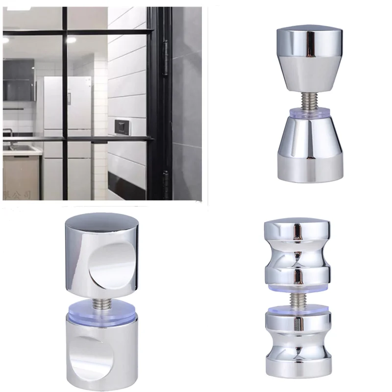 2021 нержавеющая сталь впритык стеклянная дверная ручка Съемник нажимной для