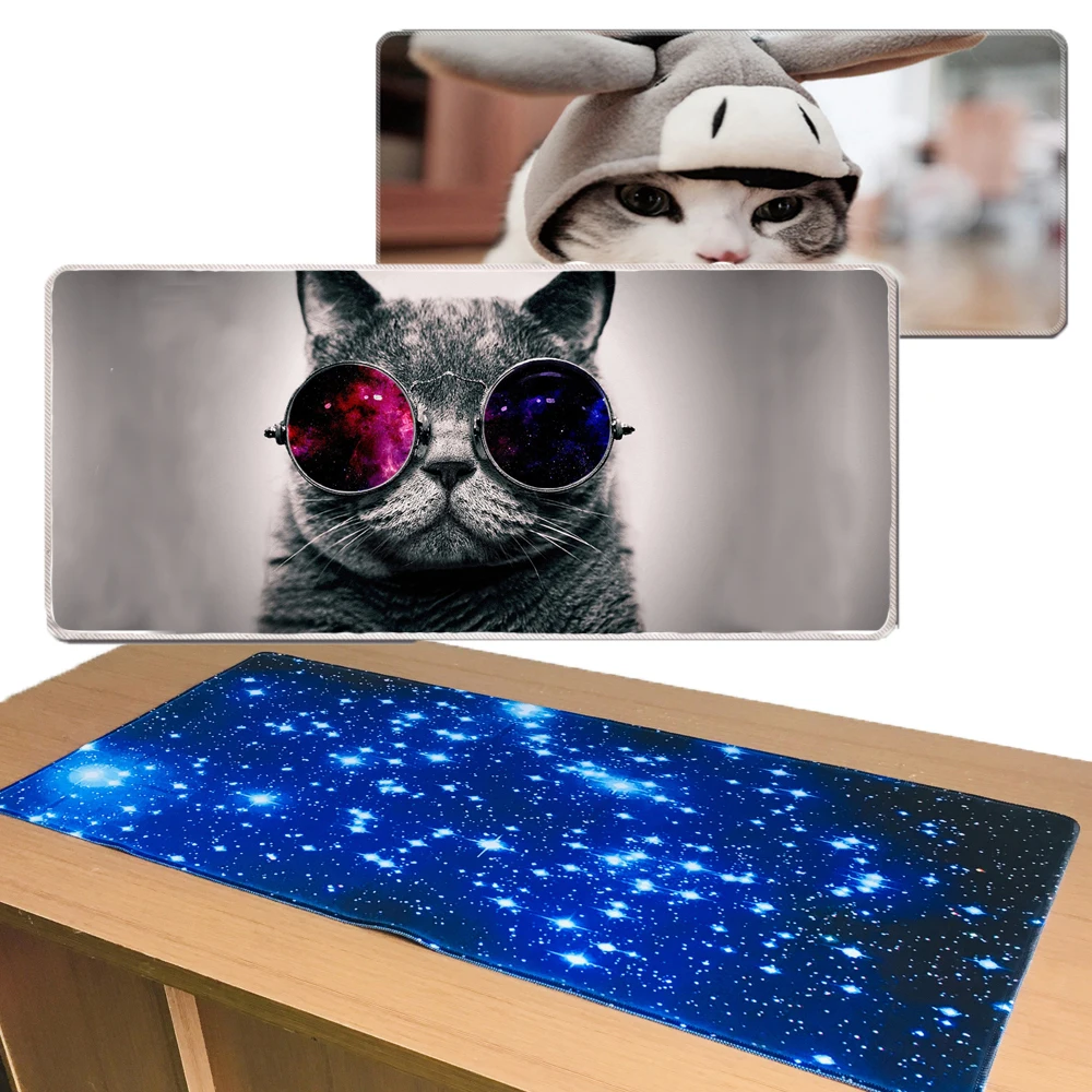 

Gaming Accessories Rubber Locked Edge Soft Mat Desk Play Mousepad For PC Desk Mat Keyboard Pad Carpet For Overwatch WOW CSGO LOL