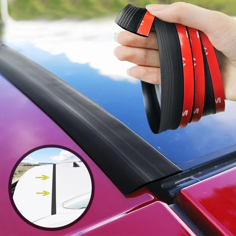 

1M 2M Rubber Car Seals Edge Sealing Strips Auto Roof Windshield Car Rubber Sealant Protector Seal Strip